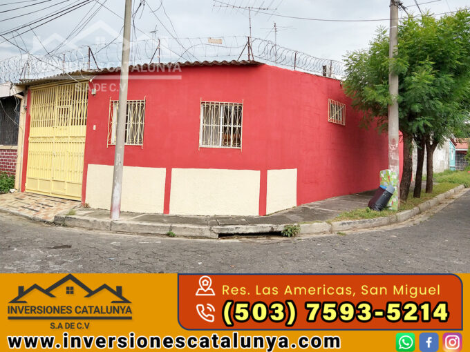 Casa en Venta Residencial Las Americas San Miguel EL Salvador